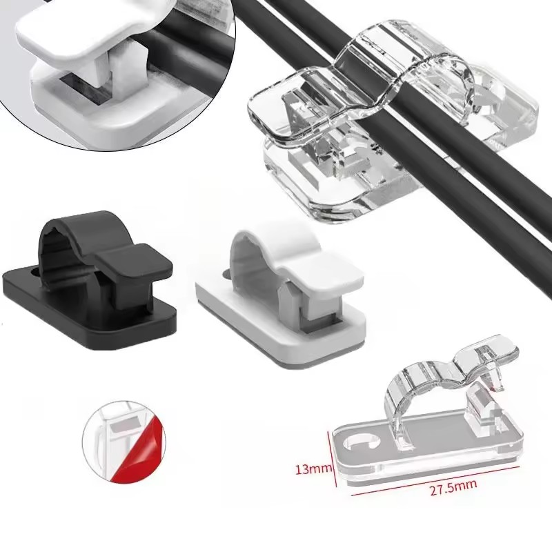 Cable Organizer - Clipes de Cabo Autoadesivos para Organização