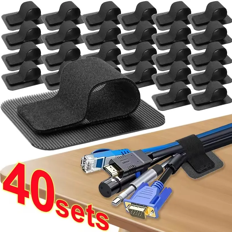 Cable Organizer - 4-40 Conjuntos de Organizadores de Cabos