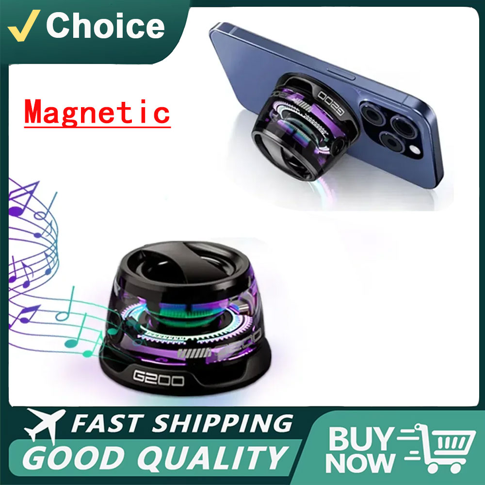 Phone Holder - Alto-falante bluetooth portátil g200 rgb iluminação