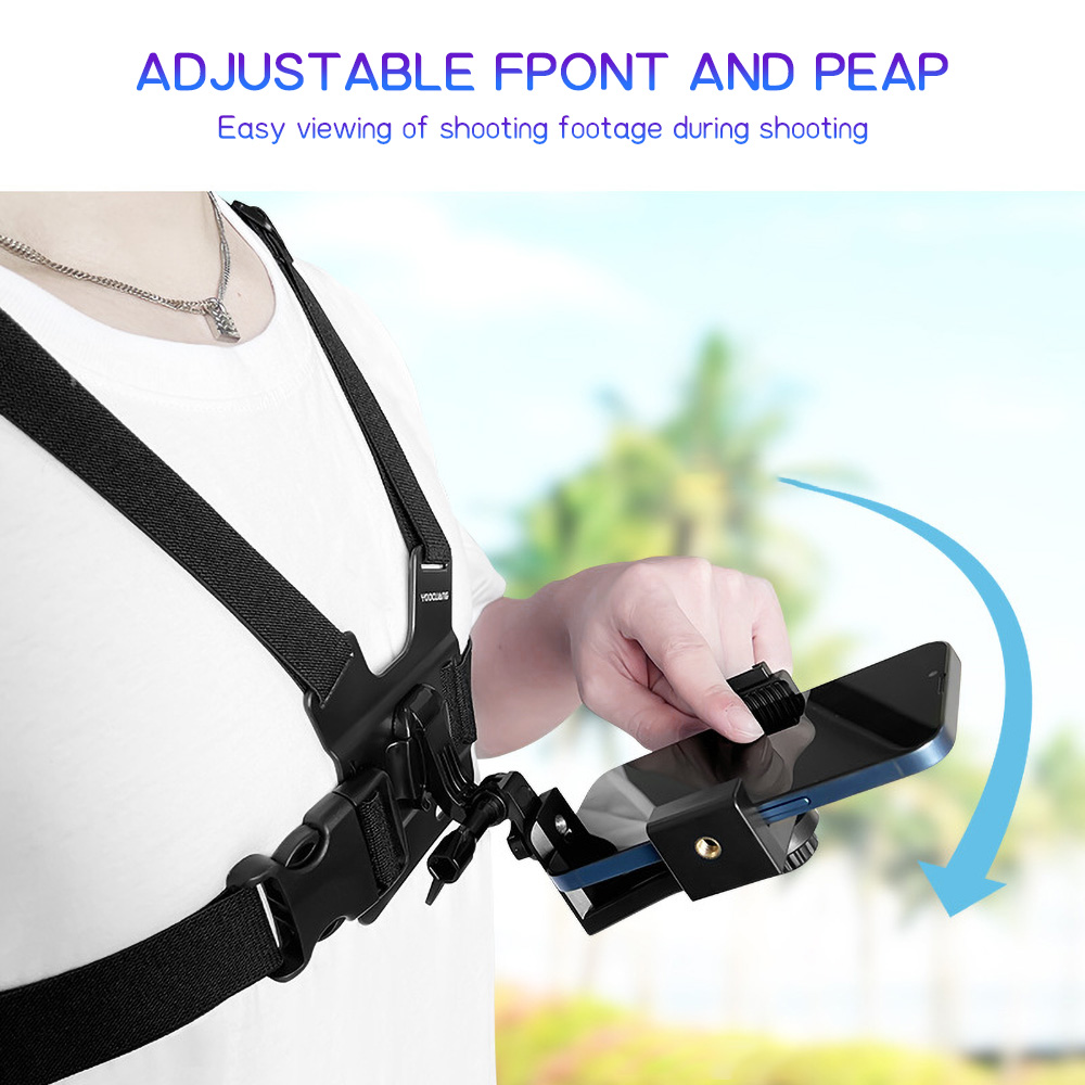 Cable Organizer - Suporte de Peito para Celular Ajustável